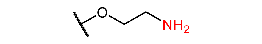 EA end group: –O–CH₂CH₂–NH₂