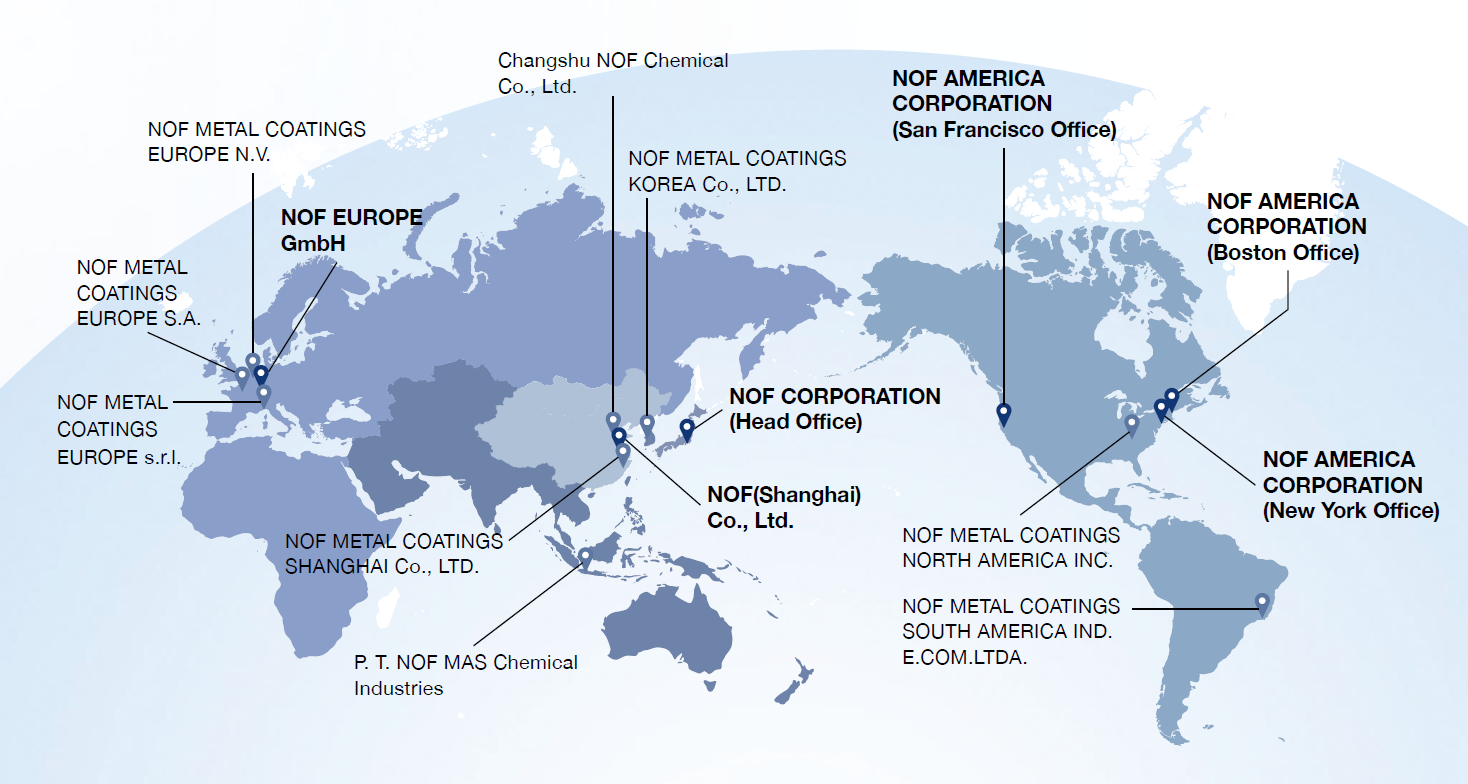 NOF location map